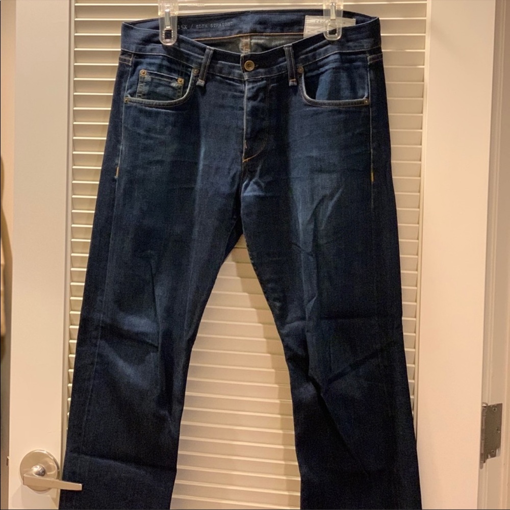 Rag & Bone tailored workwear blue jeans 32 x 30 RB 15x